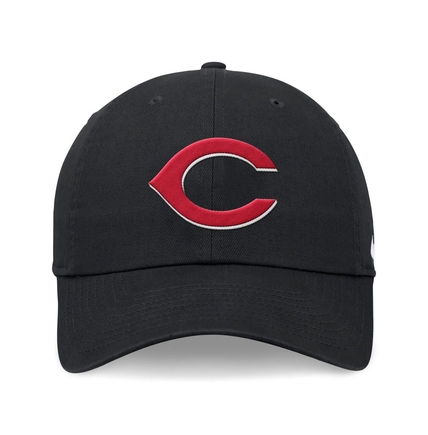 Мужская кепка Nike Black Cincinnati Reds Club Adjustable Hat — фото 4