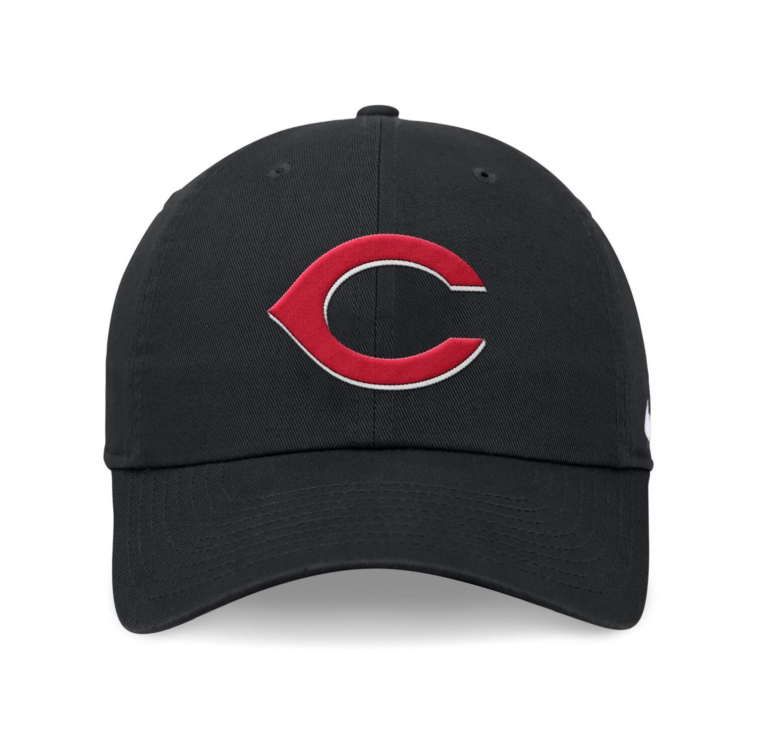 Men's Black Cincinnati Reds Club Adjustable Hat