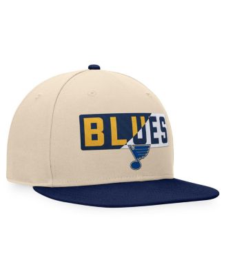 Men's Cream/Navy St. Louis Blues Goalaso Snapback Hat
