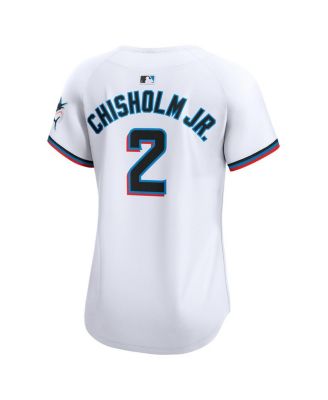 Women's Jazz Chisholm Jr. White Miami Marlins Home Limited Player Jersey