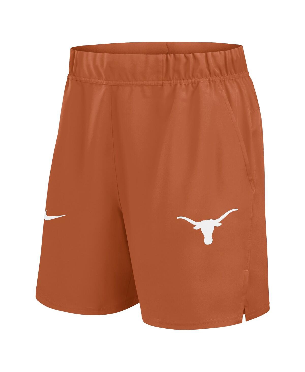 Nike Men's Texas Orange Texas Longhorns Primetime Victory Performance Shorts In Burnt Orange