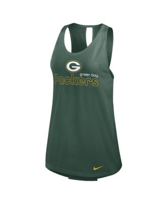 Women's Green Green Bay Packers Plus Size Performance Tank Top