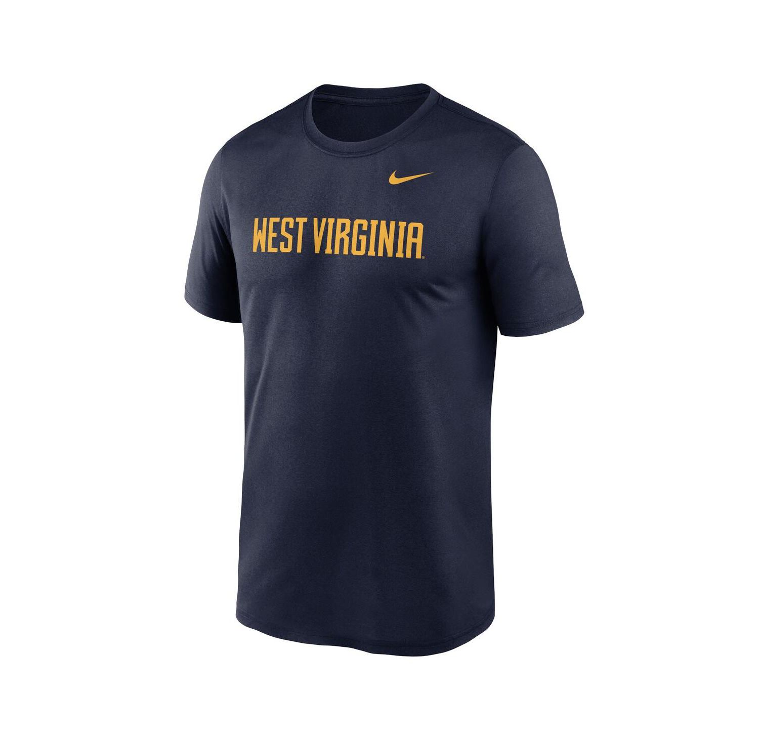 Men's Navy West Virginia Mountaineers Primetime Legend Wordmark T-Shirt