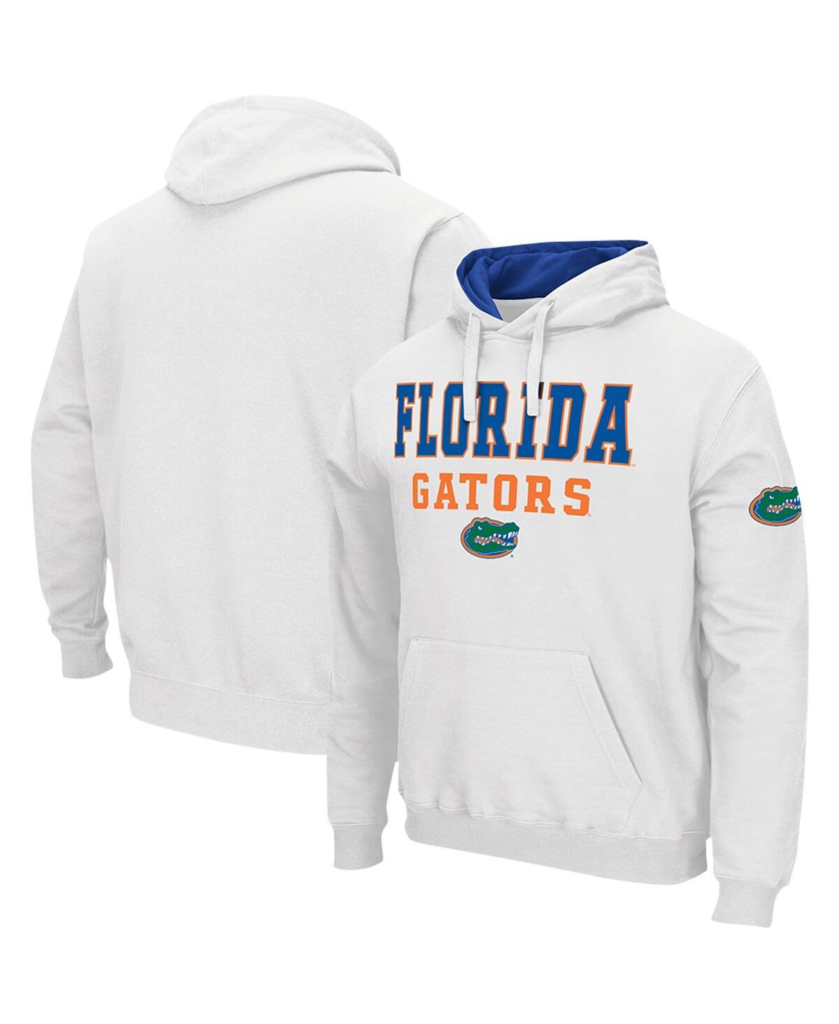 Men's White Florida Gators Sunrise Pullover Hoodie - White