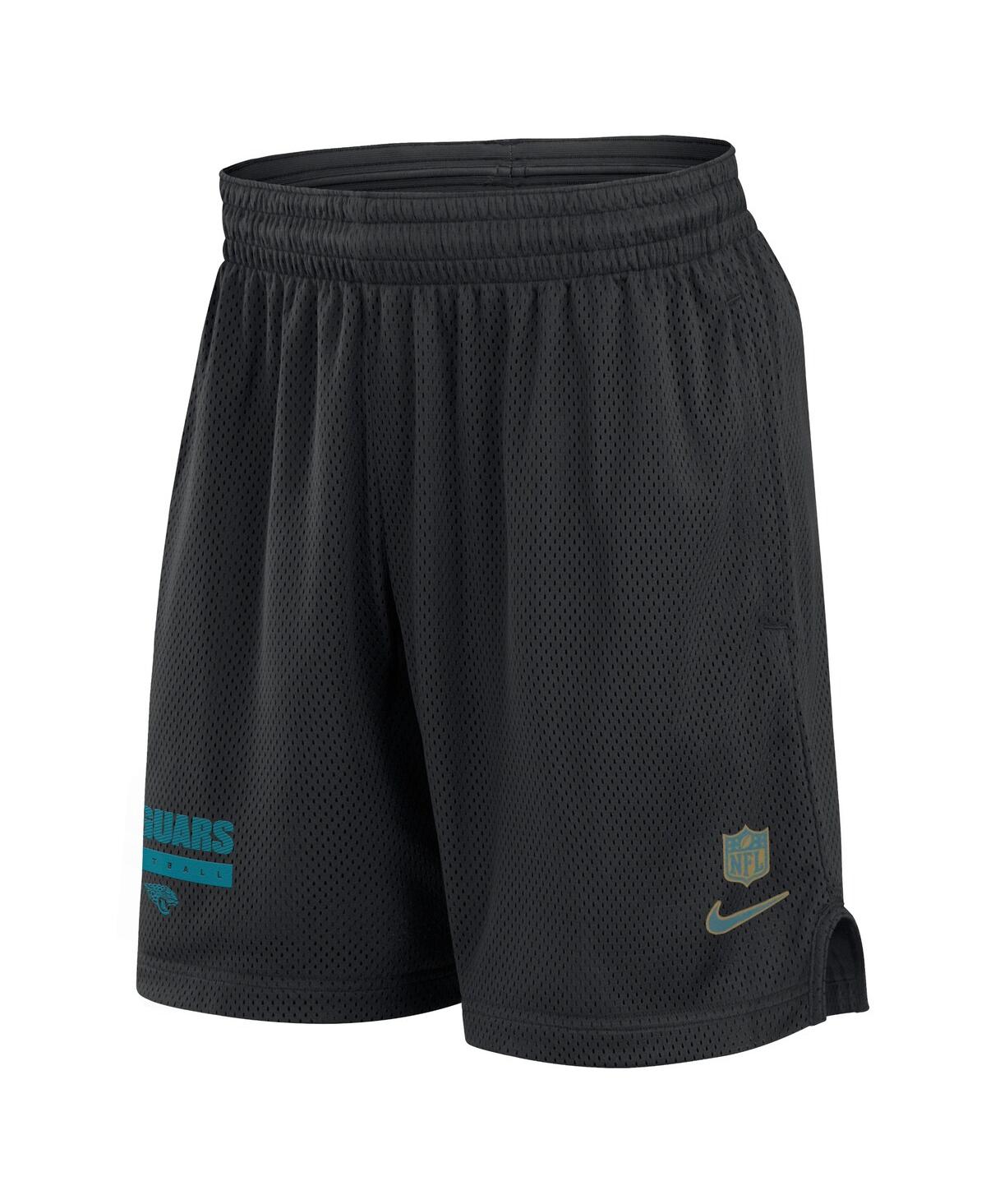 Nike Black Jacksonville Jaguars 2024 Sideline Performance Mesh Shorts In Black