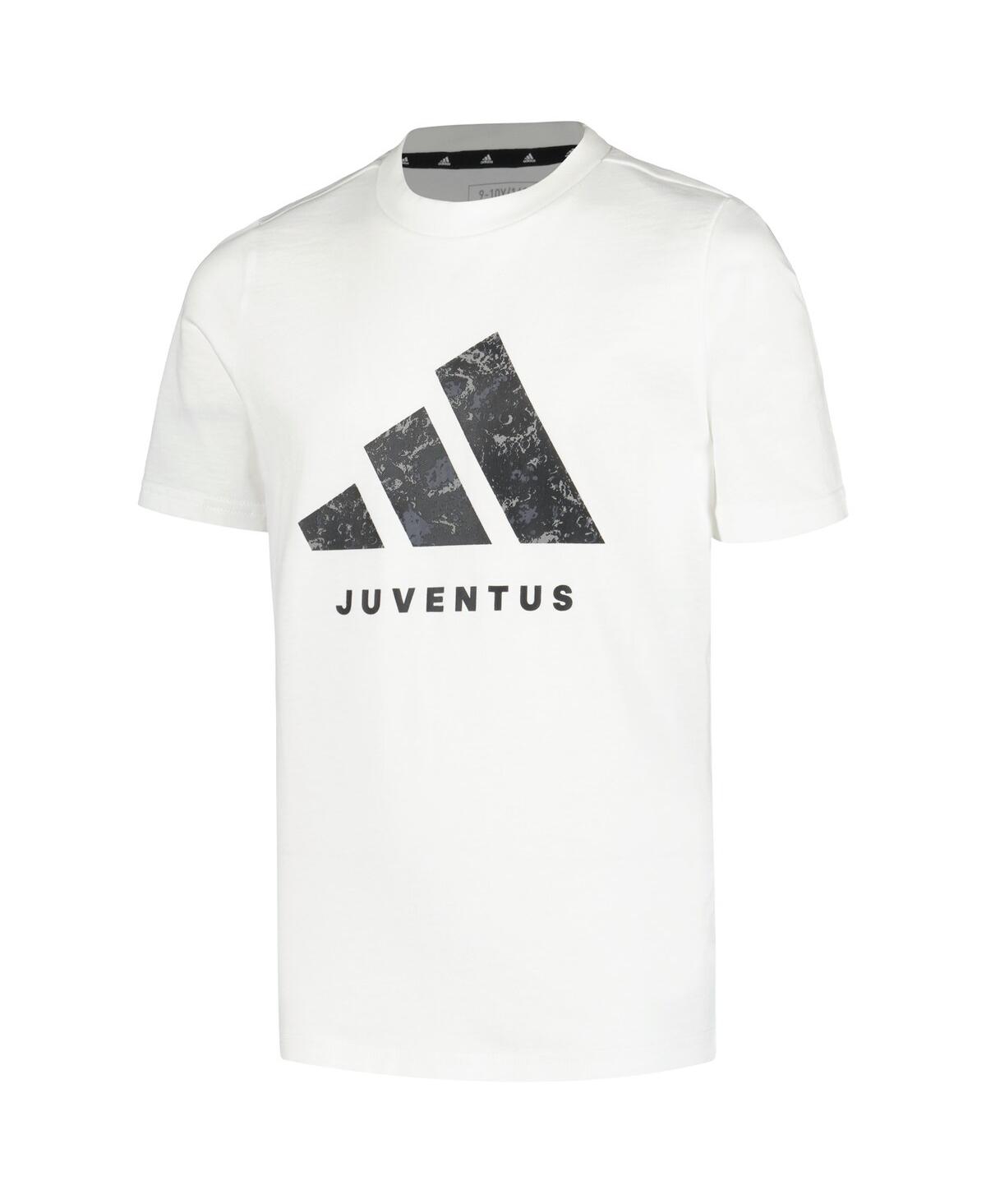 Adidas Big Boys and GirlsJuventus Dna T-Shirt - White