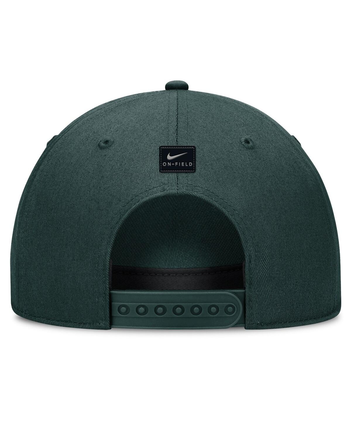 Nike Men's And Women's Green Michigan State Spartans 2024 Sideline Adjustable Hat In Green
