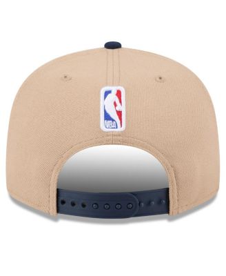 Men's Tan/Navy Washington Wizards 2024 NBA Draft 9FIFTY Snapback Hat
