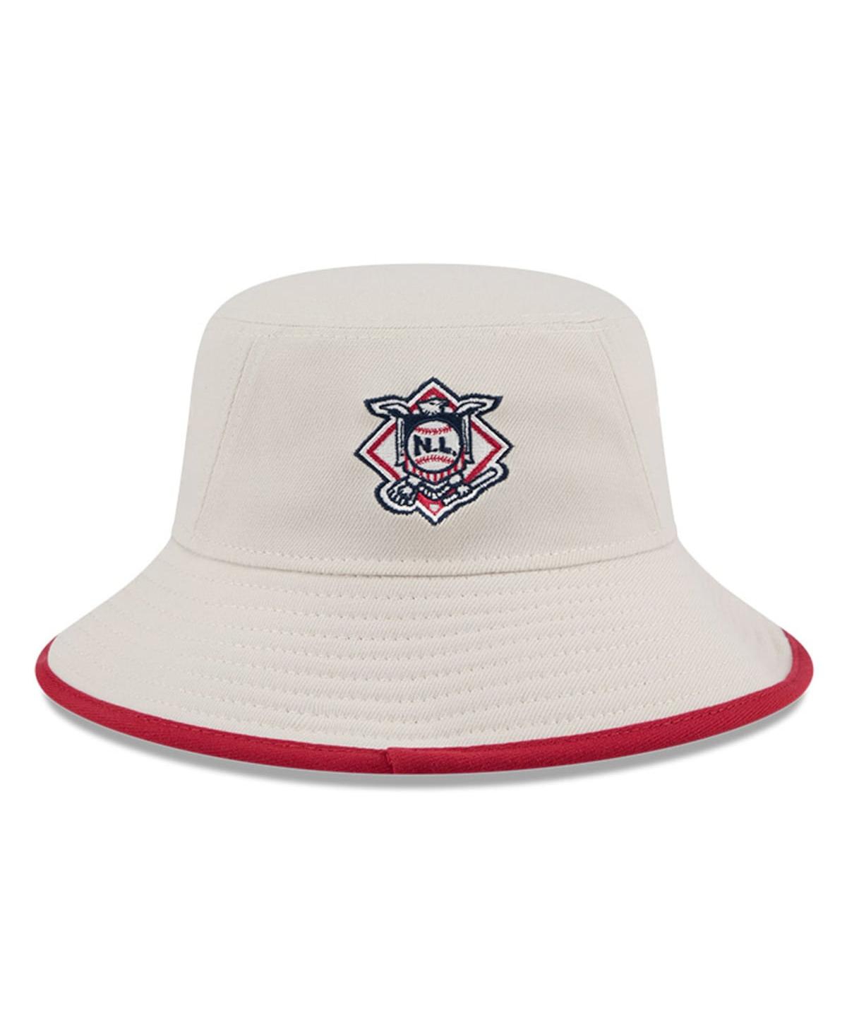 NEW ERA MEN'S KHAKI SAN FRANCISCO GIANTS 2024 FOURTH OF JULY BUCKET HAT 