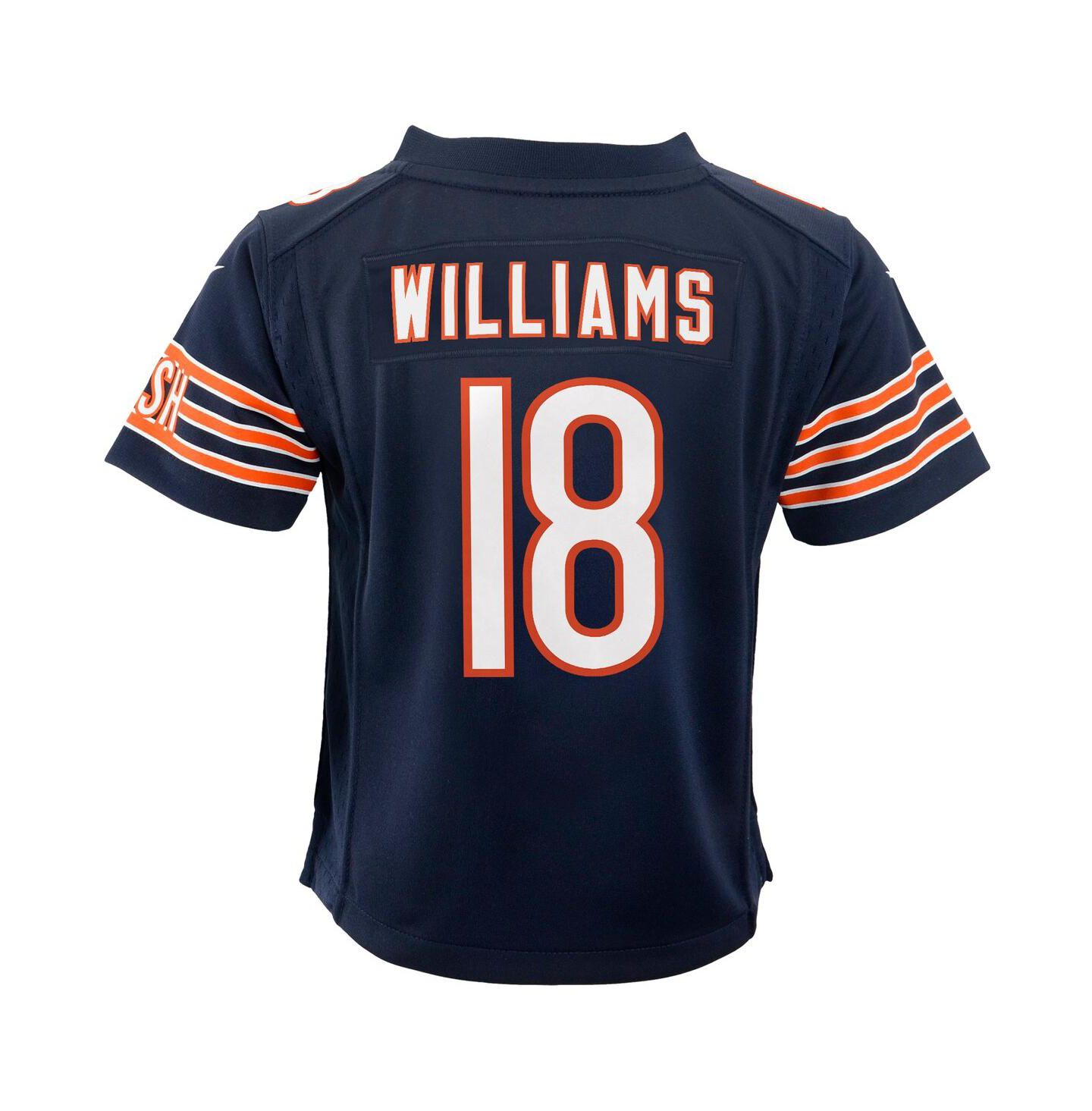 Детский топ Nike Caleb Williams Navy Chicago Bears Game Jersey — фото 2