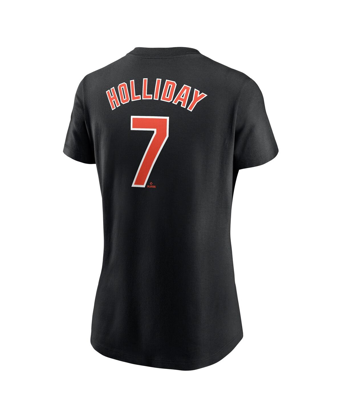Nike Women's Jackson Holliday Black Baltimore Orioles Fuse Name Number T-shirt In Black