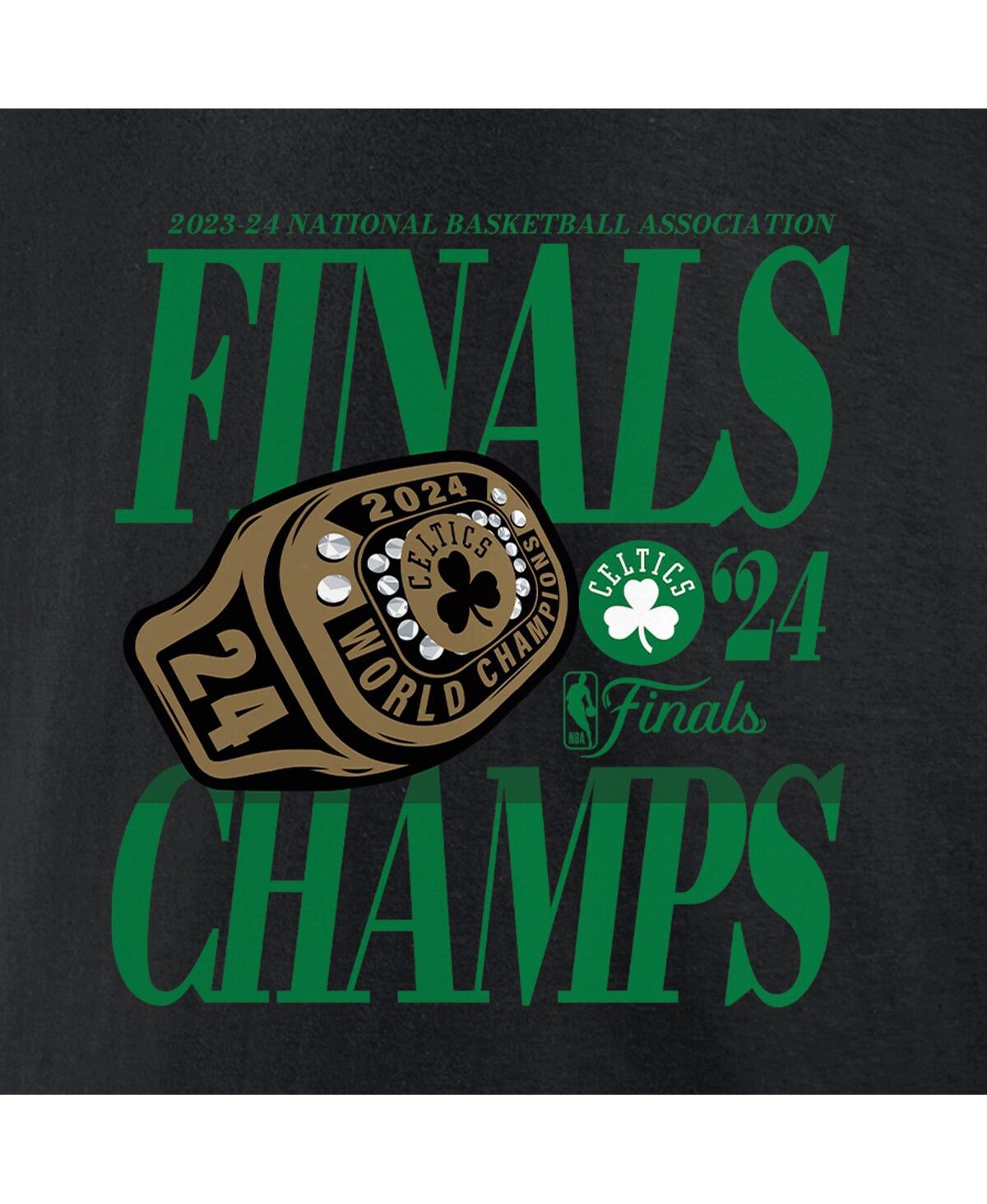 Fanatics Men's Black Boston Celtics 2024 Nba Finals Champions Ball Screen Ring T-shirt In Black