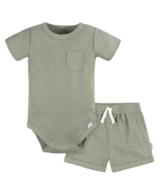 Baby Boys Bodysuit and Shorts Set, 2 Piece
