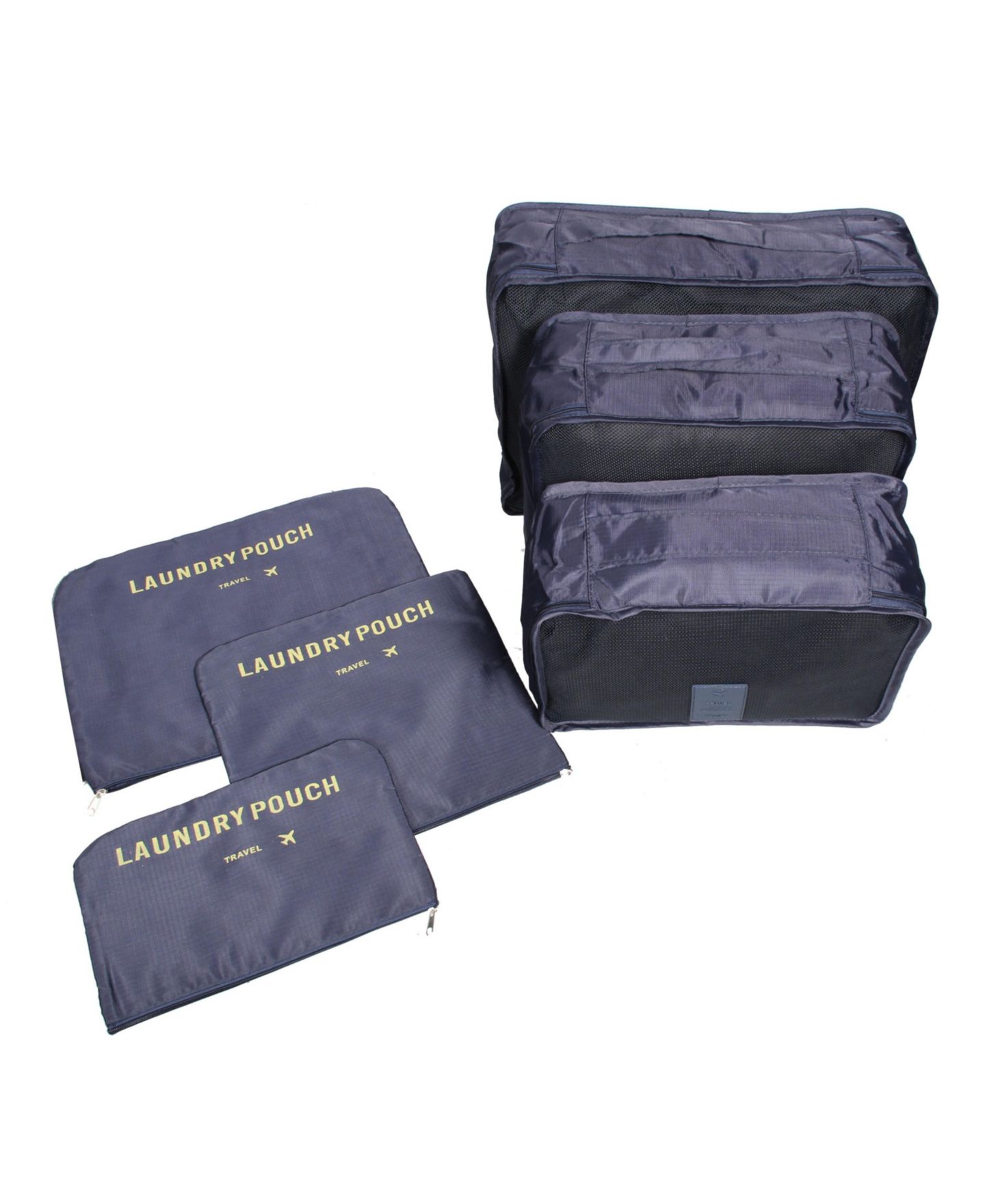 Чемоданы Nicci 6 Piece Set Luggage Organizer, цвет: Тёмно-синий — фото 2