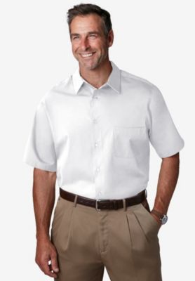 Big & Tall Wrinkle-Free Short-Sleeve Dress Shirt
