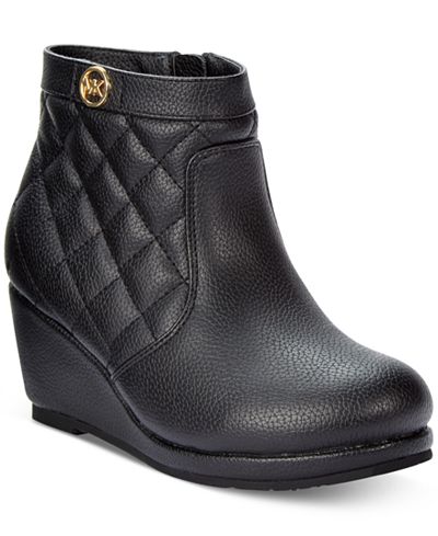 michael kors wedge booties