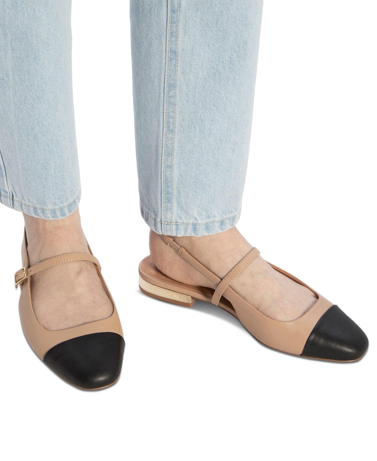Aldo Women's Sadey Cap-Toe Slingback Flats