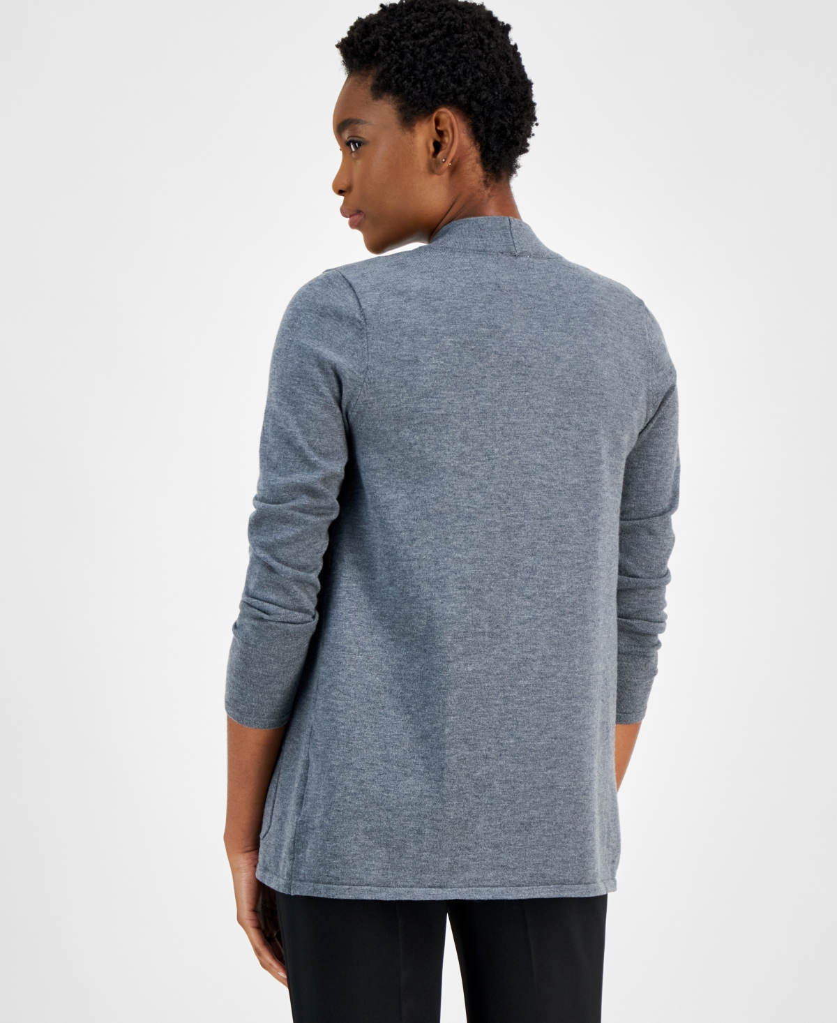 Anne Klein Petite Malibu Open-Front Cardigan