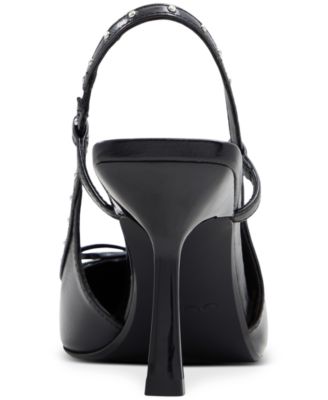 Women's Stevvie Slingback Pointed-Toe Bow Pumps