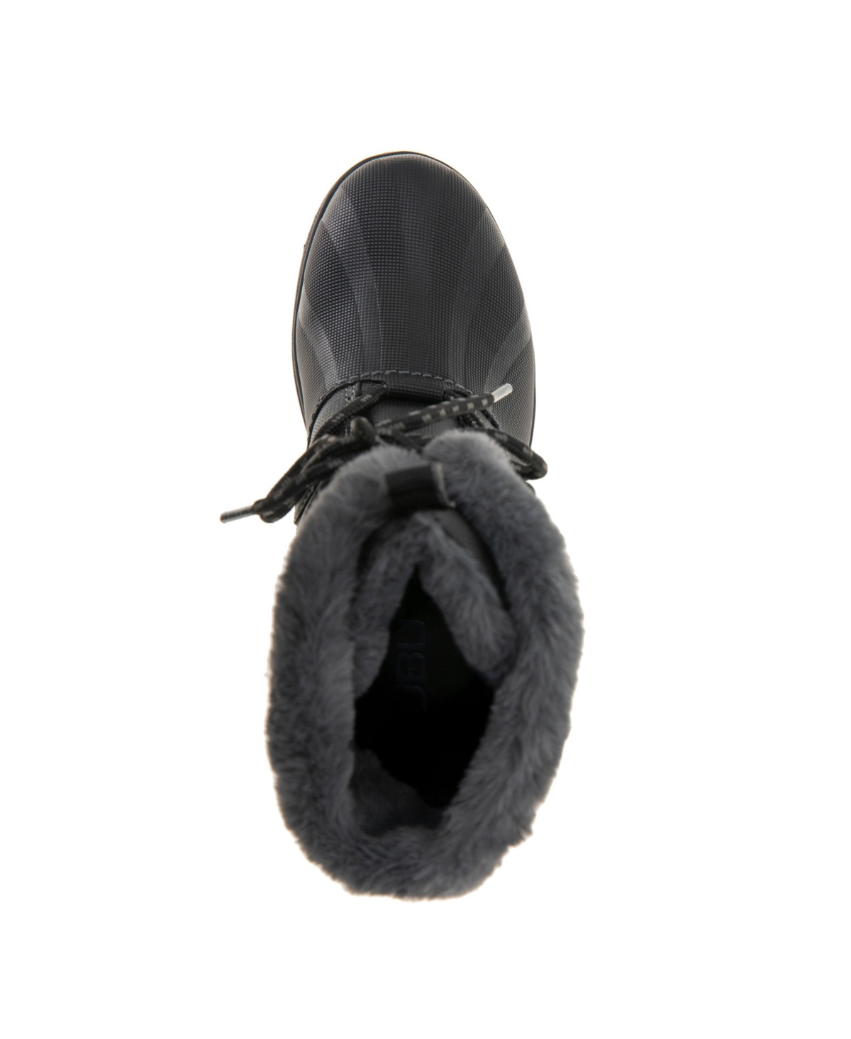 Jbu Brisky Lace-Up Casual Water-resistant Boots -Charcoal