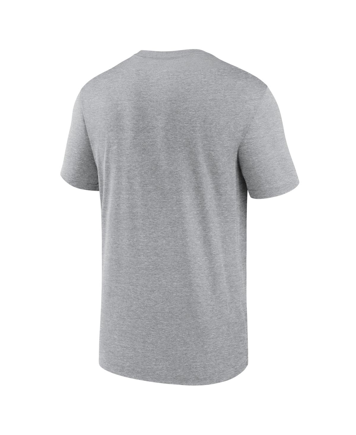Nike Men'sTexas Rangers Authentic Collection Early Work Tri-Blend Performance T-Shirt - Heather Charcoal