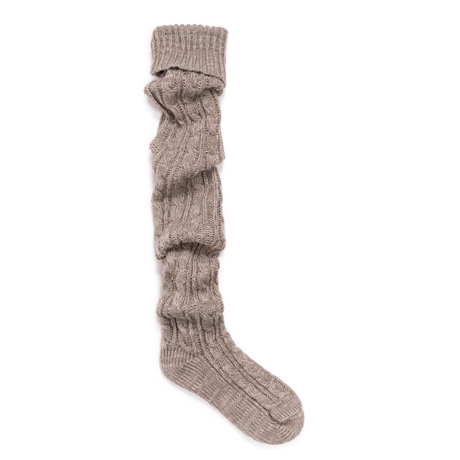 Women's Cable Knit Over the Knee Socks