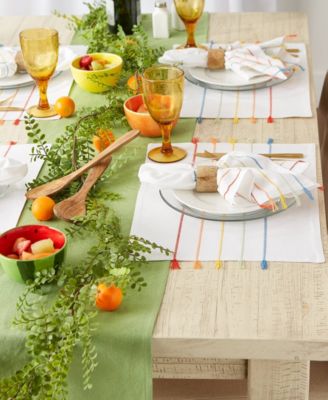 Stripe Tassel Placemat Set of 4