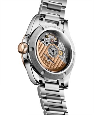 Women's Swiss Automatic Conquest Stainless Steel Bracelet Watch 34mm