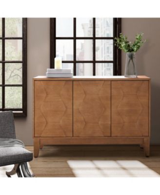 Glenda Contemporary 45'' Wide Sideboard with Adjustable Solid Wood Legs