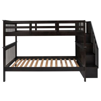 Streamdale Stairway Bunk Bed with Storage and Guardrail