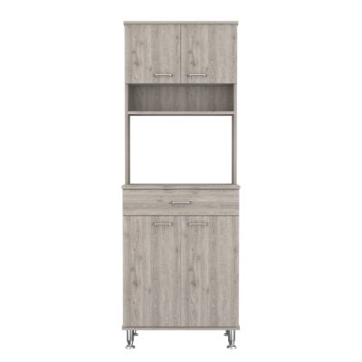 Streamdale Santa Maria 1-Drawer Pantry, Light Grey