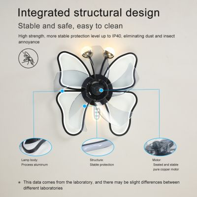Streamdale Modern Butterfly Design Ceiling Fan with Remote Control