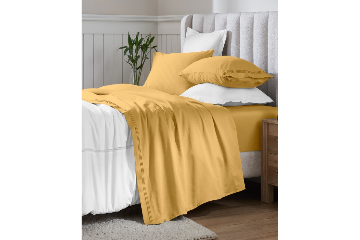 Superior Egyptian Cotton 650 Thread Count Solid Deep Pocket Sheet Set,
