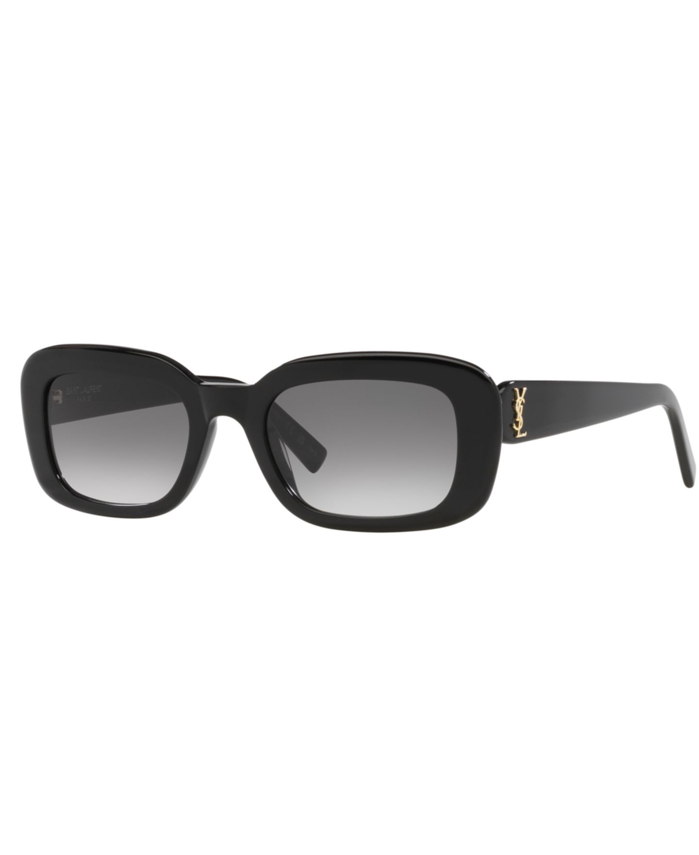 Женские солнцезащитные очки Saint Laurent Sunglasses, Sl M130 Ys000525, цвет: Чёрный — фото 9