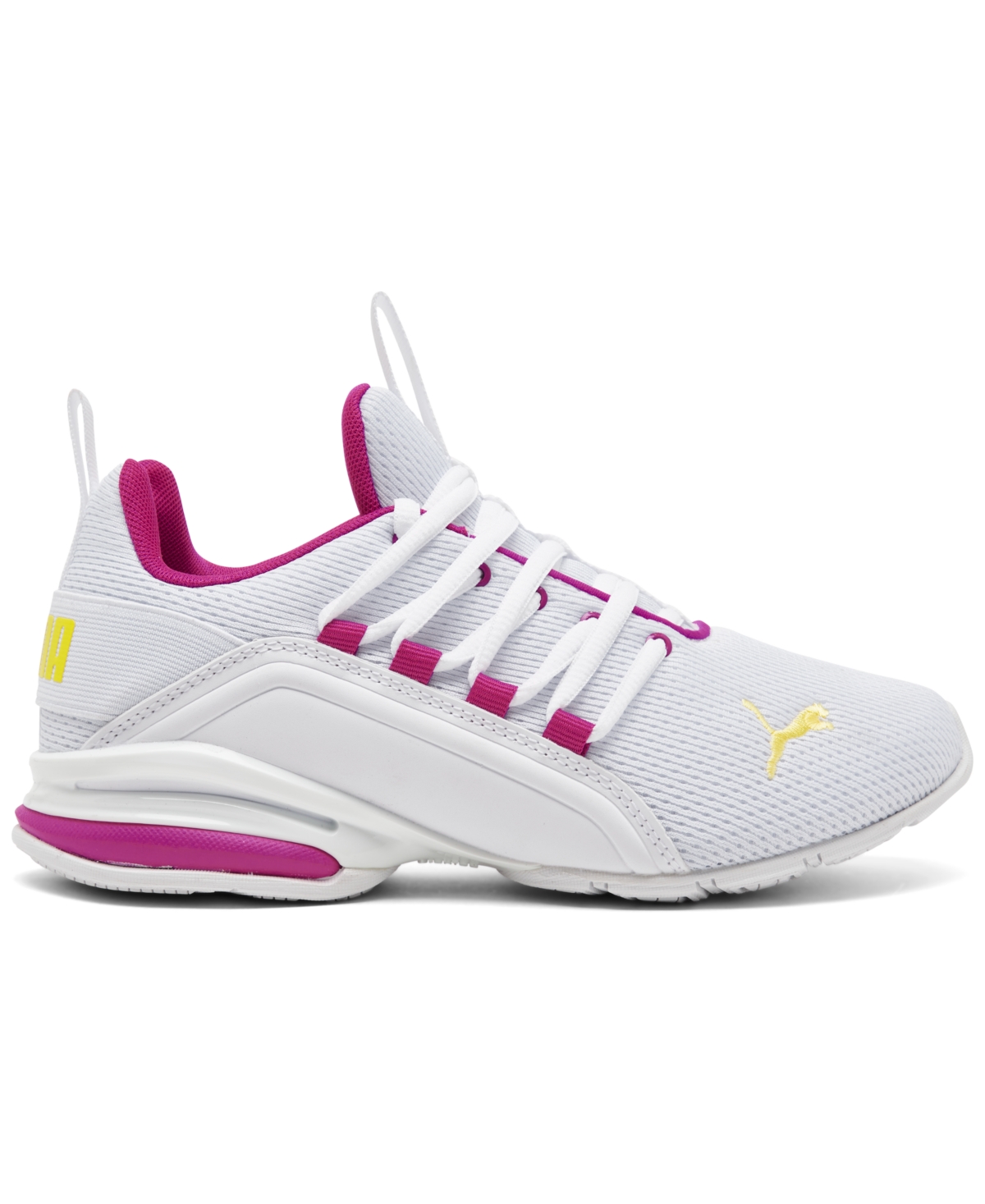 Puma Big Girls Axelion Mesh Casual Sneakers from Finish Line -Pink