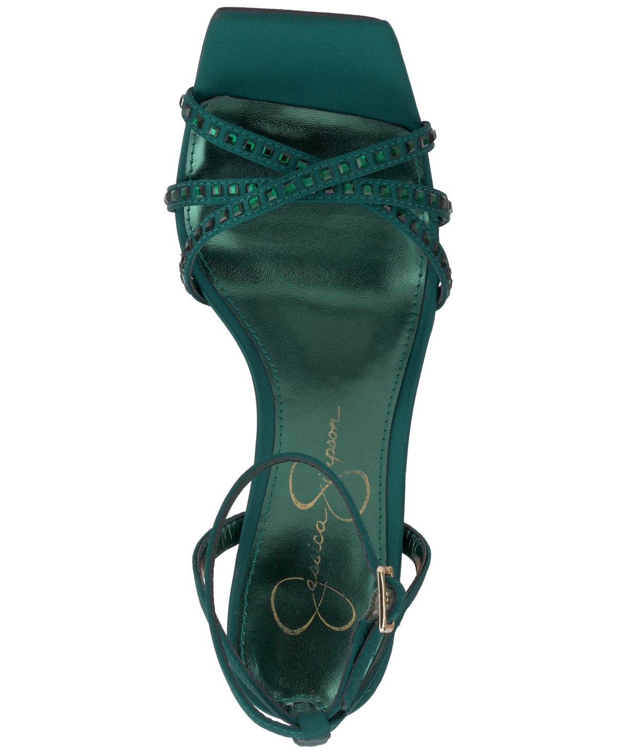 Jessica Simpson Women's Leonah Two-Piece Strappy Embellished Dress Sandals