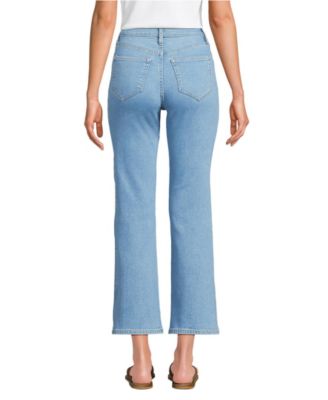 Women's Recover High Rise Button Front Kick Flare Crop Jeans