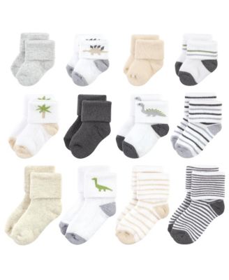 12-Pair Set of Grow with Me Baby Socks