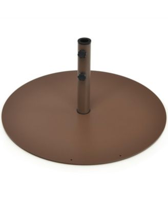 29.5 Inch Outdoor Steel Umbrella Base Stand for Backyard and Poolside