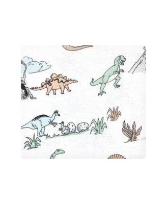 Unisex Cozy Cotton-Poly Flannel Baby Blankets, 4-Piece Set