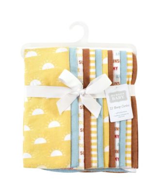 Unisex 12-Count Flannel Burp Cloths (Cotton/Poly Blend)