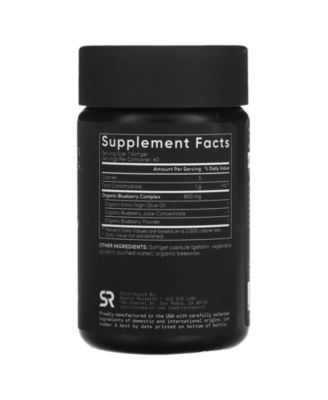 Blueberry Concentrate, 800 mg, Dietary Supplements, 60 Softgels