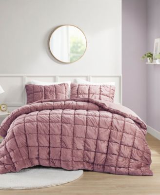 Velvet Dream Puff 3-Pc. Comforter Set, Full/Queen