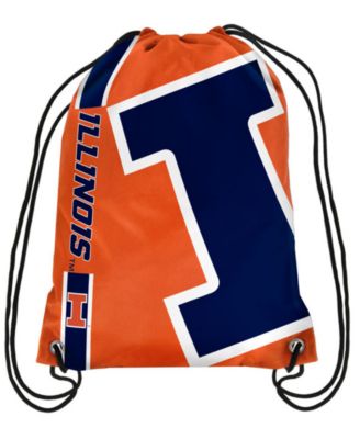Forever Collectibles - Illinois Fighting Illini Big Logo Drawstring Bag
