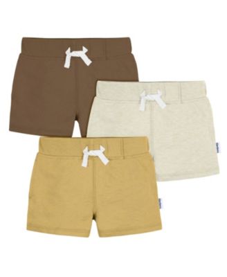 Baby Boys Knit Shorts, 3-Pack