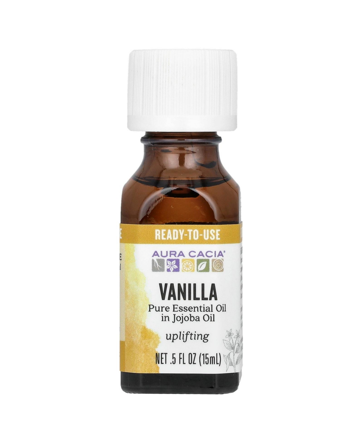 Pure Essential Oil In Jojoba Oil Vanilla - 0.5 fl oz (15 ml