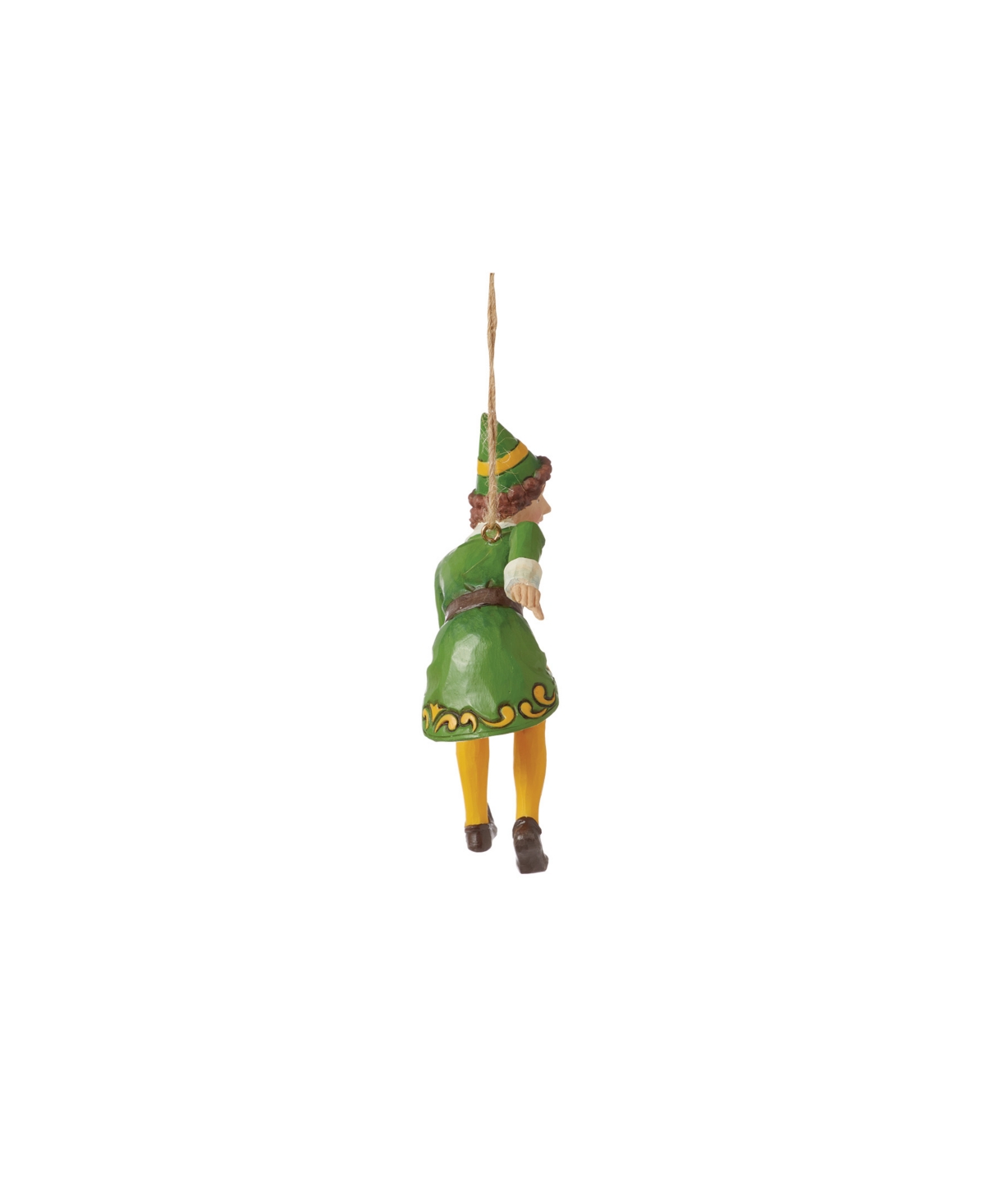 Jim Shore Buddy The Elf Crouching Holiday Ornament In Multi