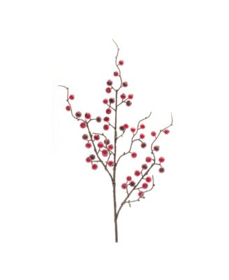 Set of 12 Iced Berry Twig Sprays for Seasonal Decor
