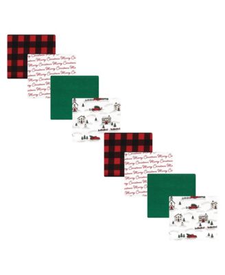 Unisex Soft Cotton Flannel Infant Blanket Set