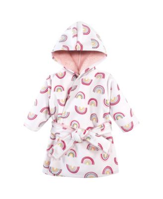 Baby Girls Mink with Faux Fur Lining Pool and Beach Robe Cover-ups